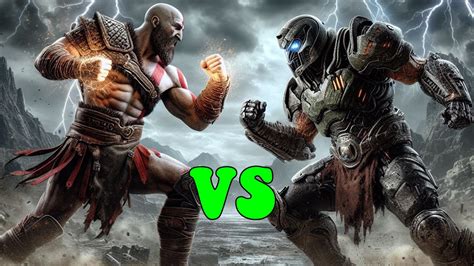 kratos vs doom slayer|who is stronger than kratos.